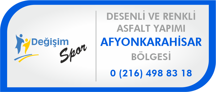 Afyonkarahisar Desenli ve Renkli Asfalt Yol Yapımı